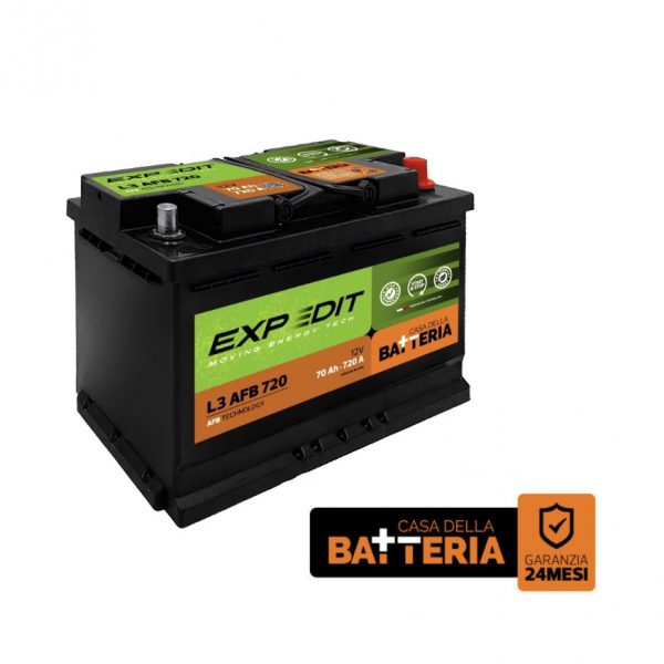 Start L3 Batteria Auto SX 80AH 640A 12V 