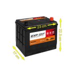 BATTERIA AUTO LA CASA DELLA BATTERIA 60Ah 540A 12V - BASIC D23 60 (DX) = FIAMM VARTA BOSCH - immagine 2