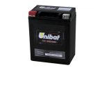 BATTERIA MOTO UNIBAT 13Ah 305A 12V - AGM CX14AH SENZA MANUTENZIONE (SX) = YTX14AH-BS