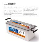 BATTERIA TRATTORE CAMION 180Ah 1200A (SX) CDB POWERCUBE = FIAMM B180 - immagine 3