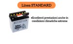 BATTERIA MOTO SAF CB12A-B 12Ah 160A (SX) + LIQUIDO = YB12A-B YUASA FIAMM UNIBAT VARTA - immagine 2
