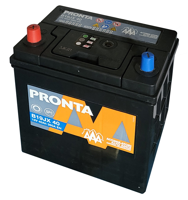 6076.jpg BATTERIA AUTO 40Ah ALTO ADIGE B19JX 40 (SX) PRONTA 40Ah 360A - immagine 1