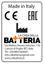 BATTERIA AUTO LA CASA DELLA BATTERIA 80Ah 800A 12V - AGM START&STOP L4 VR800 (DX) - immagine 6